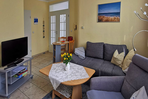 Zinnowitz Ferienwohnung Villa Lustig Wohnzimmer