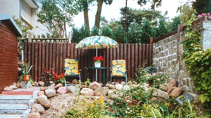 Zinnowitz Ferienwohnung Villa Lustig Terrasse