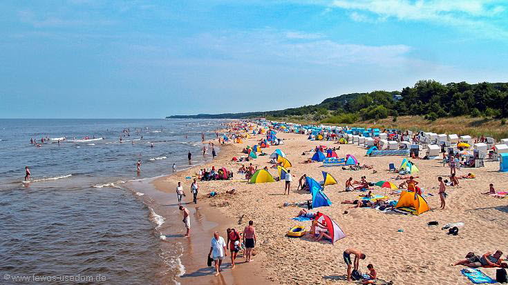 Strand in Zinnowitz auf Usedom