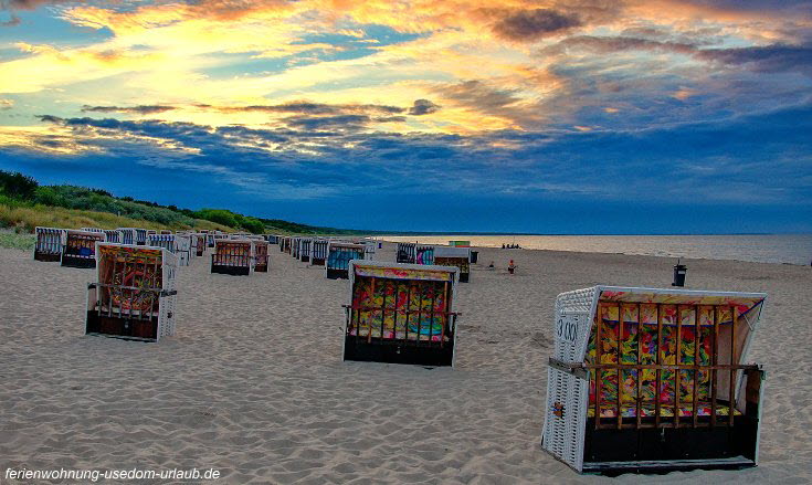 Strand in Zinnowitz auf der Insel Usedom Strand in Zinnowitz auf der Insel Usedom